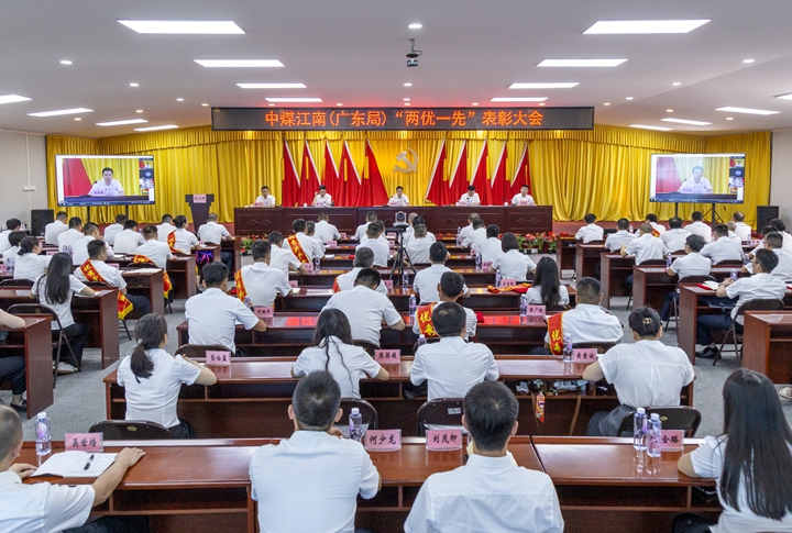 中煤江南（广东局）党委召开“两优一先”表彰大会